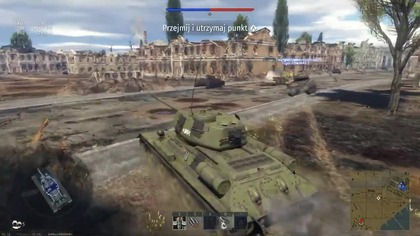 War Thunder -  T-34-85 - Bitwa #1 - 6 Frag . 3