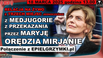 SPECJALNE ORĘDZIE KRÓLOWEJ POKOJU dla MIRJANY - 18 marca 2025