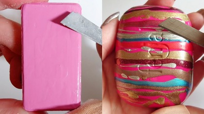 Soap Carving ASMR Relaxing Sounds no talking Satisfying ASMR Video #soapcarving #soapcuttingvideo