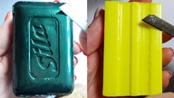 Soap Carving ASMR Relaxing Sounds no talking Satisfying ASMR Video #soapcarving #soapcuttingvideo