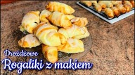 NAJSZYBSZE DROŻDŻOWE ROGALIKI Z MAKIEM - przepyszne i mięciutkie