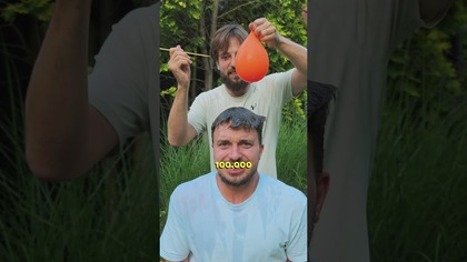 Zła odpowiedź  dostajesz balonem z wodą 