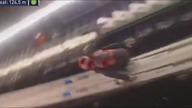 WALTER HOFER (FIS DIRECTOR) TRIES TO JUMP ON VOGLAND ARENA IN KLINGENTHAL