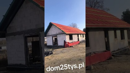 prawie stan surowy otwarty domu Adaś XL 98m2 