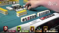 BS Asahi - Fragment retransmisji mahjongu - M-League (13. 02. 2024) - test ElevenLabs AI Dubbing