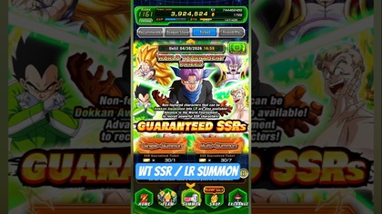 GUARANTEED SSR TICKET SUMMON WORLD TOURNAMENT NEW FORMAT DBZ DOKKAN BATTLE