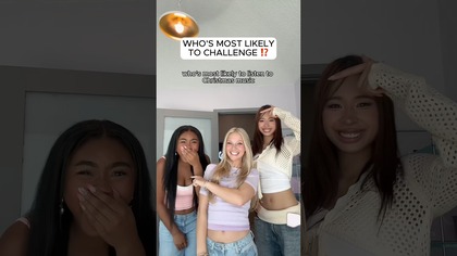Who is Most Likely Challenge  *TRIO EDITION* @princessameliawu @sydneytaleah #Shorts