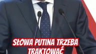 Donald Tusk o orędziu Putina