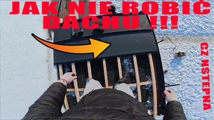 Pokrycie dobudowy do domu z projektu Dom na start bez kredytu 