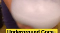 Underground Coca-Cola vs Mentos in Ballons reaction #experiment #cocacola #giantballoon