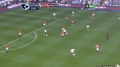Premier League sezon 2009/2010 Tottenham 1-0 Man Utd Defoe