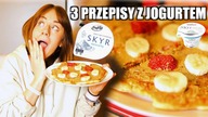 3 SZYBKIE I SMACZNE PRZEPISY Z JOGURTEM!