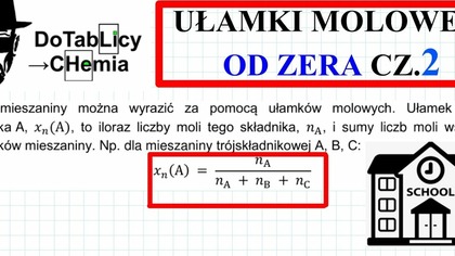 UŁAMKI MOLOWE od ZERA | CZ. 2 | Zadania z Legendarnego zbioru STECHIOMETRIA #Chemia #chemistry