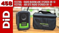 459. Festool - radio budowlane SYSROCK BR 10 / Job site radio SYSROCK BR 10