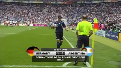 MŚ Niemcy 2006 - Niemcy-Argentyna 1:1, karne 4:2 (30. 06. 2006)