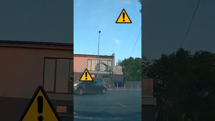 Wymuszenie pierwszeństwa - Kocmyrzów #shorts #rikordwidjo