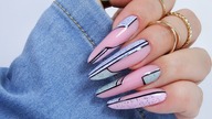 pastel geometric nails art tutorial /Elisium Nails