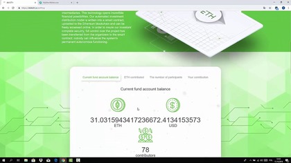 Honest project where you can earn 4,44% daily - 444eth.io