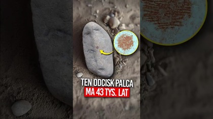 Ten odcisk palca ma 43 tysiące lat