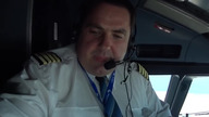 film z kokpitu Airbusa A320