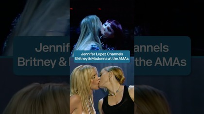 Celeb Jennifer Lopez AMAs Kiss vs Britney and Madonna