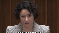 Larpowanie Sejmu z lat 20.  Żukowska potępiła zachowanie posłów #shorts