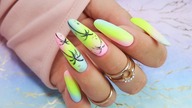 summer ombre nails art tutorial / EZEBRA