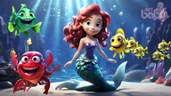 Childrens bed times stories Luna The Little Mermaid Lullaby bedtime story for kids fairy tales