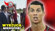 WŚCIEKŁY RONALDO WYRZUCIŁ MIKROFON DZIENNIKARZOWI! #shorts