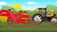  Farm Work - Growing potatoes | Fairy Tractor For Kids | Rolnik i Zbiór Ziemniaków Bajka 