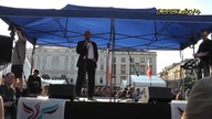 Janusz Korwin-Mikke na Wielkim Wiecu Wyborczym w Krakowie 22.05.2014