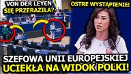 NAGŁY ZWROT AKCJI! URSULA VON DER LEYEN UCIEKŁA Z EUROPARLAMENTU NA WIDOK POLSKIEJ EUROPOSEŁ!