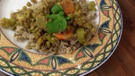Gulasz z zielonej soczewicy-Fit Food