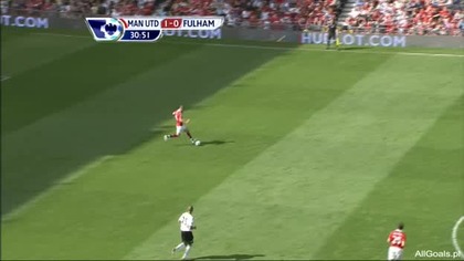 Premier League sezon 2010/2011 Manchester United 2-0 Fulham Londyn Valencia
