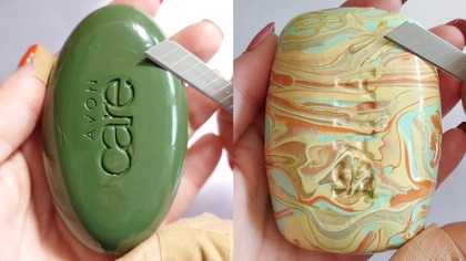 Soap Carving ASMR Relaxing Sounds no talking Satisfying ASMR Video