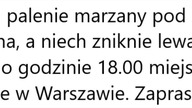 palenie marzanny pod hasłem niech przyjdzie wiosna, a niech zniknie lewactwo.