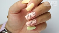 FEATHERS nails art Tutorial step by step / Sunflower Professional