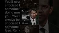 Denzel Washington kiedyś powiedział