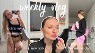 weekly vlog | jedziemy na lumpy  nowa praca  pink pilates princess day 