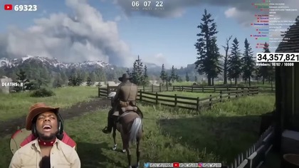 IShowSpeed Spotyka POLAKA podczas misji w Red Dead Redemption 2