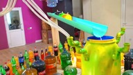 Experiment: Elephant Toothpaste Reaction Hits the Target with a Barrel