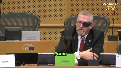 BRAUN ZMIAŻDŻYŁ UNIJNEGO KOMISARZA I JEGO LEWlC0WE BREDNIE!