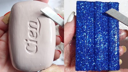 Soap Carving ASMR Relaxing Sounds no talking Satisfying ASMR Video