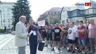 Protest G&oacute;rnik&oacute;w - S. Darul Lepsze Jutro Dla G&oacute;rnictwa i B. Gizdoń OKOPZN