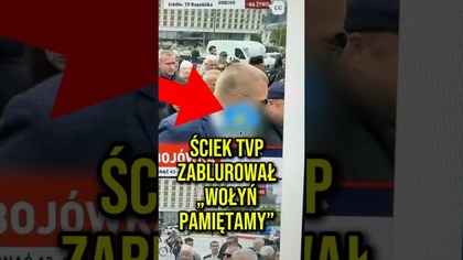 Cenzura symbolu Wołyń 43 pamiętamy w publicznej telewizji! Ściek medialny!