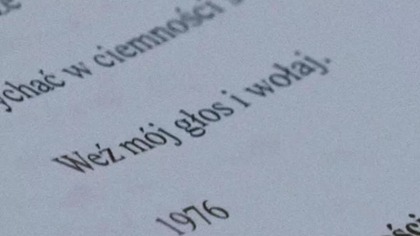 Poeta Justinas Marcinkevičius.  Publicystka, tłumaczka poezji Alwida Bajor