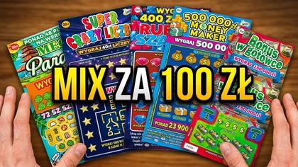 Zdrapki Lotto  Mix za stówkę!  Nie ma to jak Mega Paradiso! 