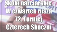 Skoki narciarskie.  W czwartek rusza 72.  Turniej Czterech Skoczni
