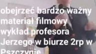 Bardzo ważny wykład Profesora Jerzego w Pszczynie