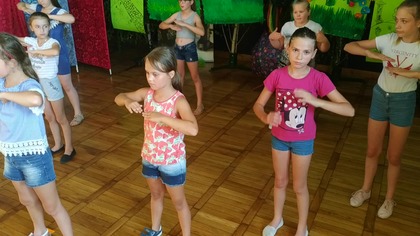 Zajęcia taneczne w Domu Kultury w Markuszowie - 25. 06. 2019 r.  - grupa starsza